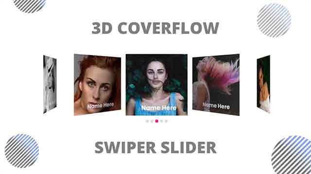 Nested Slider - Swiper CoverFlow Example