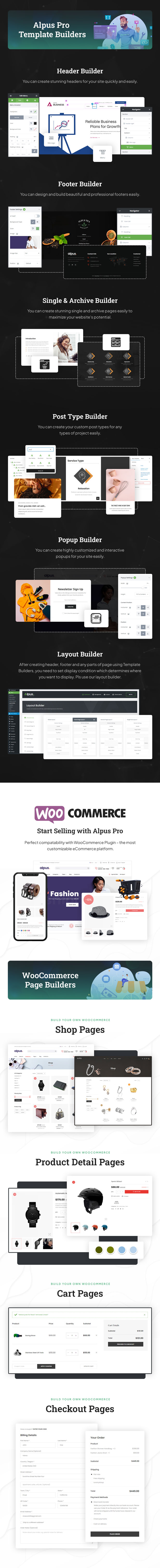 Alpus Pro Templates Builder WooCommerce