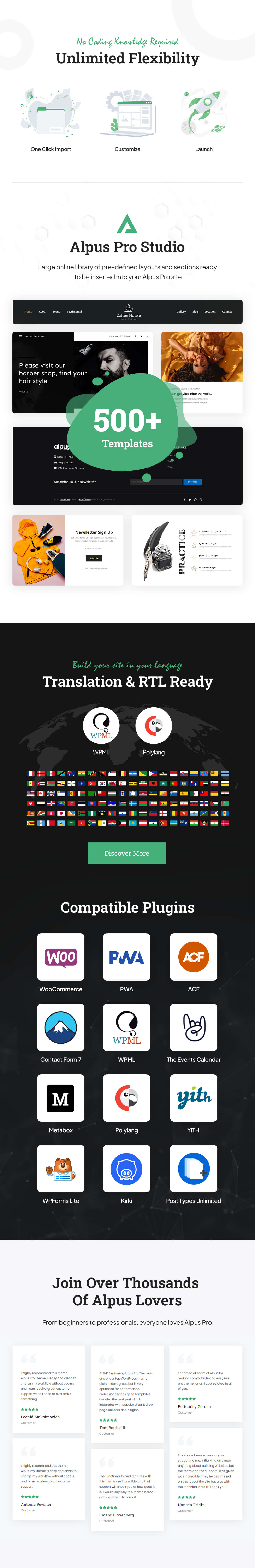 Unlimited Flexibility AlpusPro Studio Translation RTL