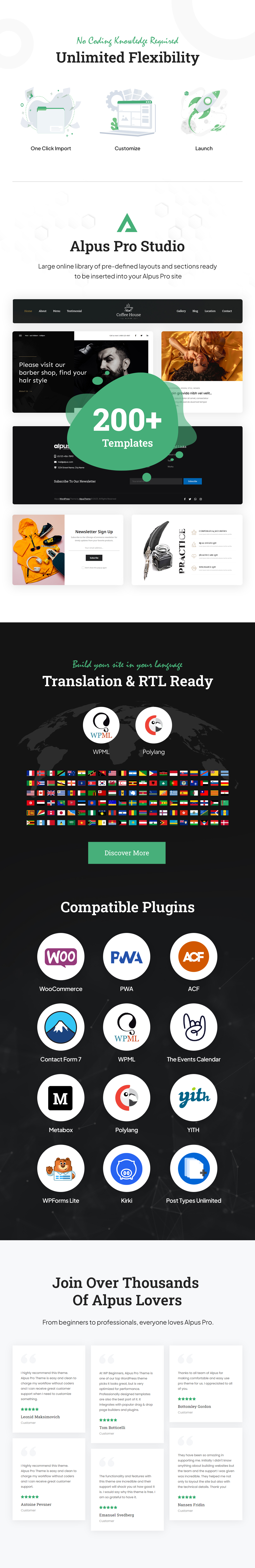 Unlimited Flexibility Alpus Pro Studio Translation RTL